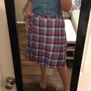 MODCLOTH Wrapped in Imagination Reversible Skirt
